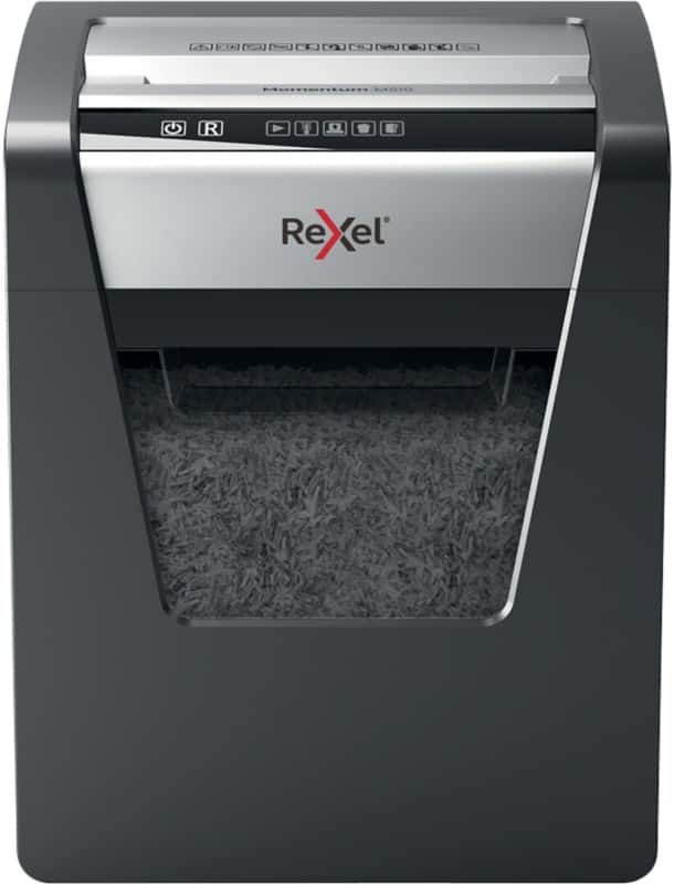 Rexel Momentum Shredder 11 Sheets Micro Cut Security Level P-5 23 L M510