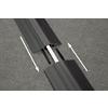 D-Line Floor Cable Cover Linkable Medium Duty Black 83 x 9000 mm