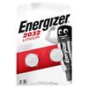 Energizer Button Cell Batteries CR2032 3V Lithium Pack of 2