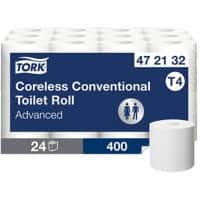 Tork T4 Advanced Toilet Roll 2 Ply 472132 24 Rolls of 400 Sheets