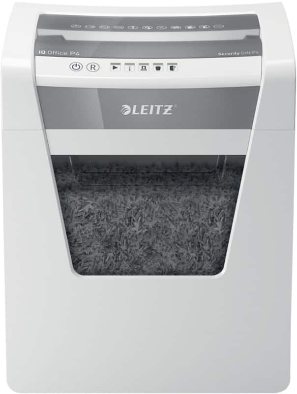 Leitz IQ Shredder 17 Sheets 15 Sheets Cross Cut Security Level P-4 23 L Office P4