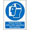 Mandatory Sign Visors Plastic 30 x 20 cm