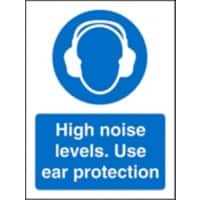 Mandatory Sign High Noise Adhesive Vinyl 30 x 20 cm
