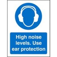 Mandatory Sign High Noise Plastic 20 x 15 cm