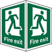 Fire Exit Sign Plastic 30 x 20 cm