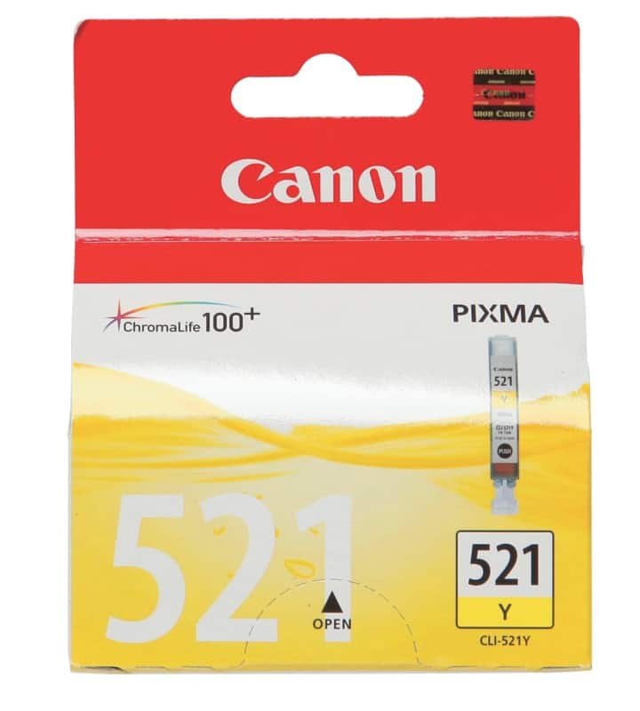 Canon CLI-521Y Original Ink Cartridge Yellow