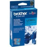 Brother LC980C Original Ink Cartridge Cyan