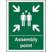 Safe Procedure Sign Assembly Point Vinyl 30 x 20 cm