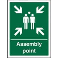 Safe Procedure Sign Assembly Point Vinyl 60 x 40 cm