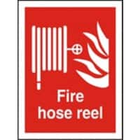 Fire Information Sign Fire Hose Adhesive Vinyl 20 x 15 cm