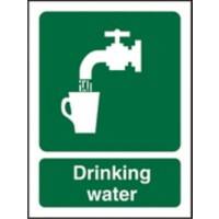 First Aid Sign Drinking Plastic 20 x 15 cm