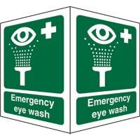 First Aid Sign Emergency Eye Wash Plastic 20 x 15 cm