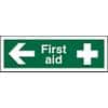 First Aid Sign First Aid Vinyl 10 x 30 cm