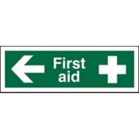 First Aid Sign First Aid Vinyl 15 x 45 cm