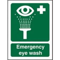 First Aid Sign Eye Wash Vinyl 20 x 15 cm