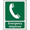 First Aid Sign Telephone Plastic 30 x 20 cm