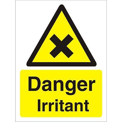Warning Sign Irritant Plastic 20 x 15 cm