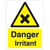 Warning Sign Irritant Plastic 30 x 20 cm