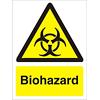 Warning Sign Biohazard Vinyl 20 x 15 cm