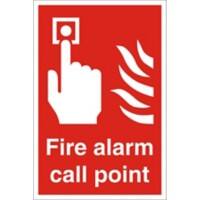 Fire Sign Fire Point Plastic 60 x 40 cm