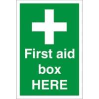 First Aid Sign First Aid Box PVC 60 x 40 cm