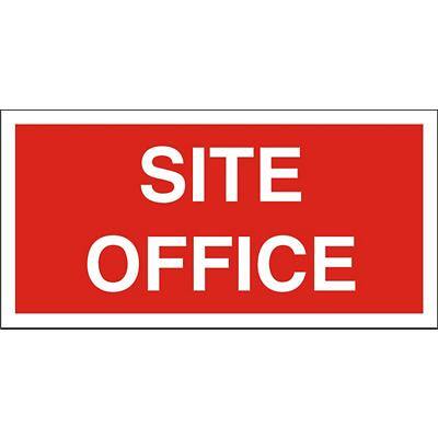 Site Sign Site Office PVC 20 x 40 cm