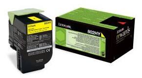 Lexmark Original Toner Cartridge 80C2HY0 Yellow