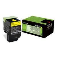 Lexmark 80C2HY0 Original Toner Cartridge Yellow