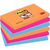 Post-it Bangkok Super Sticky Notes 127 x 76 mm Assorted Colours Rectangular 6 Pads of 90 Sheets