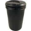 Bentley Plastic Bin With Lid 80L 47 x 35 x 70cm Black