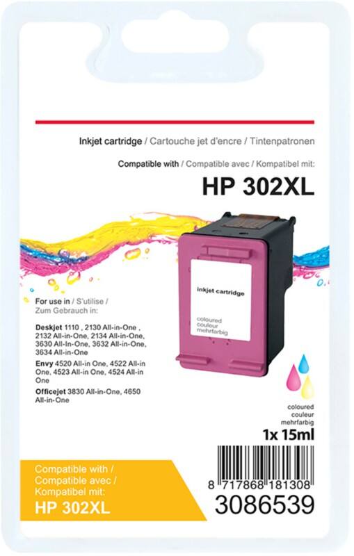 Viking 302XL Compatible HP Ink Cartridge F6U67AE Cyan, Magenta, Yellow