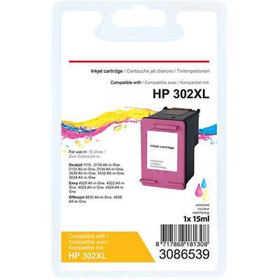 Office Depot Compatible HP 302XL Ink Cartridge F6U67AE Colour | Viking  Direct UK