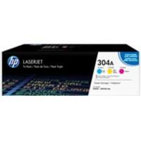 HP 304A Original Toner Cartridge CF372AM 3 Colours Pack of 3