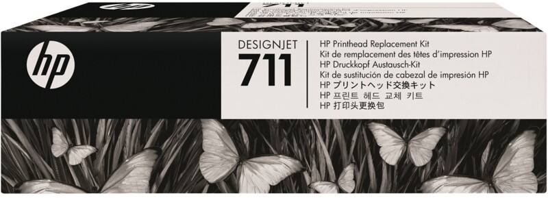 HP 711 Original Printhead C1Q10A Black, Cyan, Magenta, Yellow