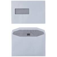 Niceday Envelopes Window Non standard 162 (W) x 238 (H) mm Gummed White 90 gsm Pack of 500