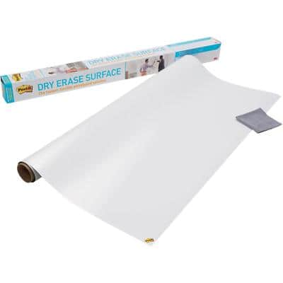 Post-it Dry Erase Film super Sticky DEF6x4-EU White 121.9 x 182.9 cm
