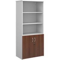 Dams International Combination Unit with Lockable Door and 2 Shelves Universal 800 x 470 x 1790 mm White