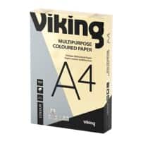 Office Depot A4 Coloured Paper Cream 160 gsm Smooth 250 Sheets
