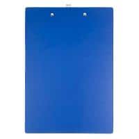 Office Depot Clipboard A4, Foolscap Cardboard, PVC (Polyvinyl Chloride) Blue Portrait