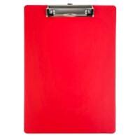 Viking Clipboard A4, Foolscap Cardboard, PVC (Polyvinyl Chloride) Red Portrait