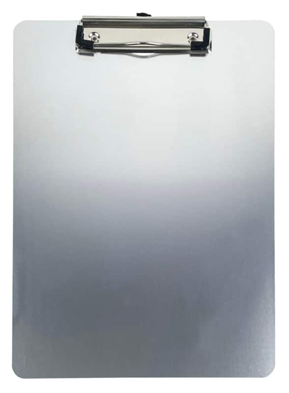 Viking Clipboard A4 Aluminium Silver Portrait