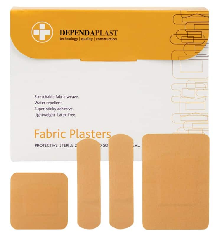 Dependaplast Fabric Plasters Assorted Box of 100