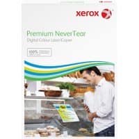 Xerox Premium NeverTear Polyester Film A4 Synthetic Media 125 g/m² Matt White 100 Sheets