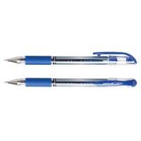 Uni-Ball Signo UM-151S Rollerball Pen Grip Medium 0.4 mm Blue Pack of 12