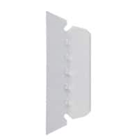File Tabs Clear Plastic 5 x 1 cm Pack of 25