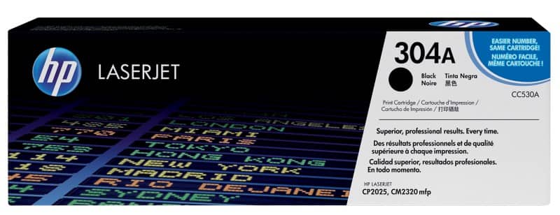 HP 304A Original Toner Cartridge CC530A Black