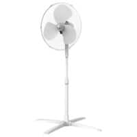 igenix Pedestal Fan DF1655 40 W 16 inch White 3 Speed Settings 47 x 12.5 x 51.5 cm