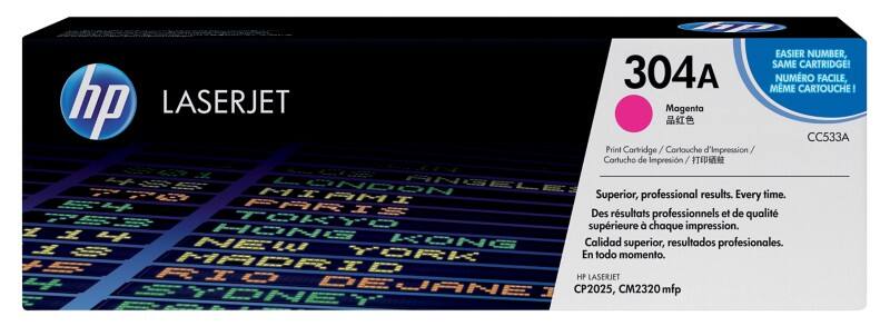 HP 304A Original Toner Cartridge CC533A Magenta