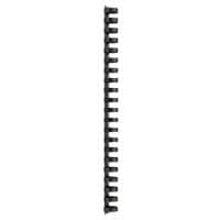 GBC Plastic Binding Combs Black 19 mm 165 Sheets A4 Pack of 100