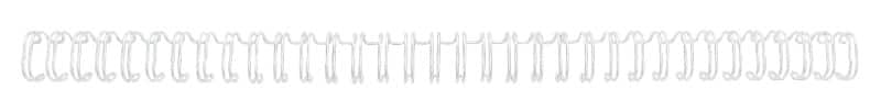 GBC Binding Wires WireBind A4 6 mm 55 Sheets Metal White Pack of 100